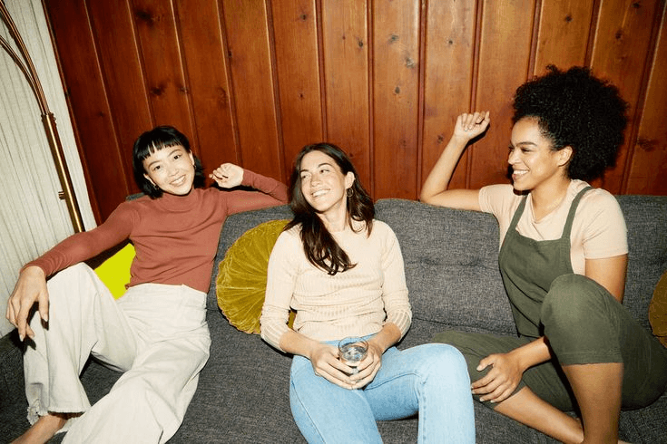 Friends playing video games